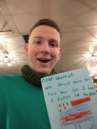 Some of the cards made their way to the USS Harry S Truman and aircraft  carrier currently deployed. Here are some of the cards I read and a few  messages to those