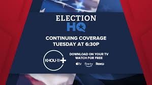 How to watch LIVE Election Day coverage on KHOU 11+
