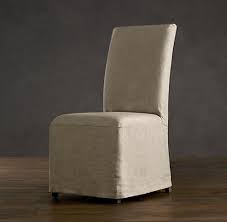 Hudson Parsons Slipcovered Side Chair With Slipcover Upholstered Chairs Restoration Hardware Slipcovers For Chairs Side Chairs Dining Room Chair Covers