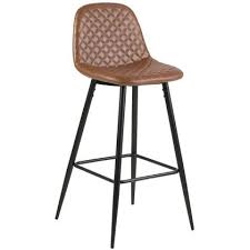 24designs Barkruk Ludvig Set Van 2 Zithoogte 65 Cm Cognac Bruin Kopen Shop Bij Fonq