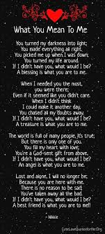 You Mean The World To Me Poems For Her Him You Mean The World To Me Tagalog Love Quotes Love Poem For Her