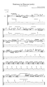 Led Zeppelin Stairway To Heaven Solo Tab Pdf Guitar Tab Guitar Pro Tab Download Electric Guitar Solo Tabs Guitar Tabs Music Guitar Guitar Lessons Songs