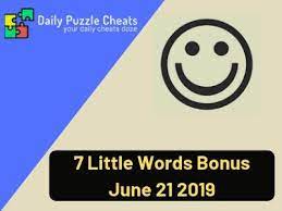We did not find results for: 7 Little Words Daily Bonus June 21 2019 Answers