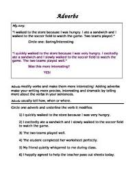 Adverbs Lesson Plan And Worksheets Adverbs Lesson Adverbs Lesson Plan Adverbs