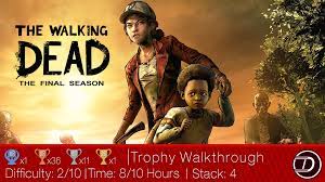 Only season 3 will tell how it works out (and knowing telltale, it'll probably be tied up early to get it out of the way.) The Walking Dead The Final Season Trophy Walkthrough Dex Exe
