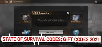 Free fire redeem code is a unique voucher issued by garena free fire development team to encourage users or promote their services. State Of Survival Codes Gift Codes 2021 New January Mrguider