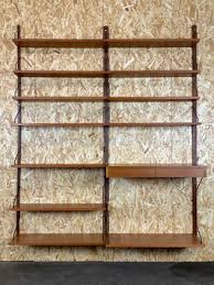 L 103cm, b 36cm, h 222cm. Regalsysteme 50er60er70er