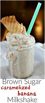 Brown Sugar Banana Milkshake With Cinnamon And Vanilla Recipe Banana Milkshake Banana Shake Recipe Popular Desserts Recipes