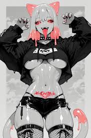 Chica Gato Hentai IA