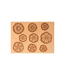 This tutorial is perfect for all art enthusiasts. Template Flowers Sheridan Pattern Leather Flowers