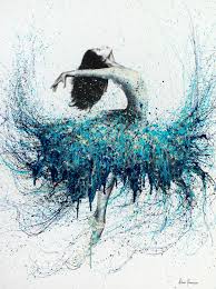 Opals And Waves By Ashvin Harrison Paintings For Sale Bluethumb Online Art Gallery Ashvinharrison Ballerina Dancer Balle Art Dance Paintings Wave Art