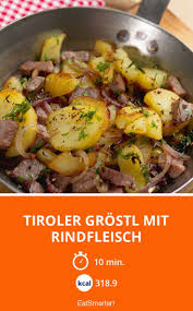 Tiroler Grostl Mit Rindfleisch Rezept Rindfleisch Rezepte Fleisch