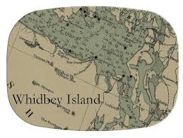 Gb2672 Whidbey Island Antique Nautical Chart Personalized