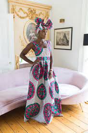 African Print Sotho Maxi Dress African Clothing African Fashion African Attire