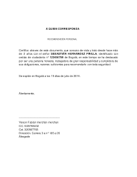 Este documento permite conocer referencias personales, laborales y académicas, así como características personales de una persona a otra. Referencia Personal