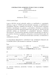 Modele de contracte in constructii si servicii. Http Anap Gov Ro Web Wp Content Uploads 2017 05 Model Contract Executie Pdf