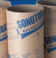 Dig the holes for the sonotubes using a posthole digger. Sonotube Sonotube 10 Inch X 12 Foot Concrete Column Form At Sutherlands