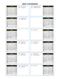 The blank and generic calendars are easy to edit or customize for your 2021 events. Printable 2021 Word Calendar Templates Calendarlabs