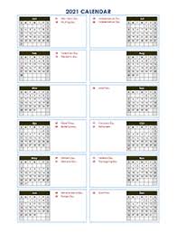 Such a type of blank printable calendar 2021 template can be printed freely by anyone and can be used as an editable one. Printable 2021 Word Calendar Templates Calendarlabs