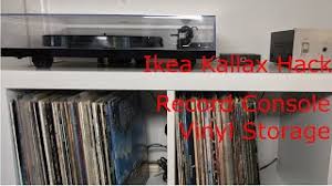 Amzn.to/2wgx4hk ▽links of modular cubes in. Vinyl Record Storage Ikea Kallax Ikea Hack Youtube
