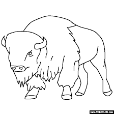 Bison Coloring Page Animal Coloring Pages Coloring Pages Animal Coloring Books