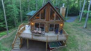 Vacation rental homes in deep creek lake, maryland. Good Time Pine Luxury Log Home Vacation Rental At Deep Creek Lake Maryland Youtube