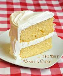 The Best Vanilla Cake Fluffy Marshmallow Frosting Recipe Desserts Best Vanilla Cake Recipe Vanilla Cake Recipe
