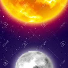 Maybe you would like to learn more about one of these? Half Moon And Sun Night Sky Background Vertical Card Cartoon Style Royalty Free Cliparts Vectors And Stock Illustration Image 97406096