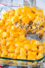 Hot Dish Tater Tot Casserole Bread Booze Bacon