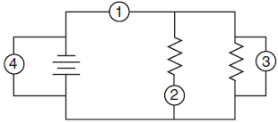 Consider three point charges located at the corners of a right triangle as shown in figure, where q1=q3=5.0 μc, q2=2.0 μc, and a=0.10 m. Electrical Meters