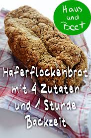 Haferflockenbrot Veganes Einfaches Brot Rezept Haus Und Beet Haferflockenbrot Backen Ohne Mehl Rezepte