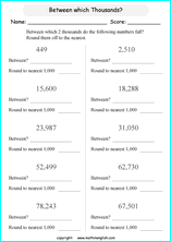 Select the value that you want to round to the nearest thousand by changing the cell reference (b5) in the vba code to any cell in the worksheet that. Printable Rounding Off Worksheets With Whole Numbers And Decimal Numbers For Math Grades 4 And 5