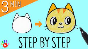How To Draw A Cat S Face Slow Easy Drawing Tutorial For Kids Drawing A Cute Cat Okidokids Youtube Step by step drawing tutorial on how to draw a cat face for kids.