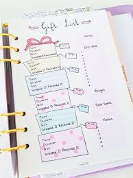 See more ideas about christmas gifts, diy holiday gifts, holiday gifts. Cute Printable A5 Page Gift List Gift List Tracker Gift Planner Christmas Gift List Birthday Gift All Occasion Budget Plan Planner Bullet Journal Bullet Journal Inspiration Bullet Journal