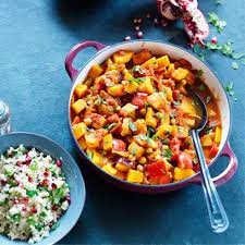 Moroccan Vegetable Tagine Recipe Tagine Recipes Vegetarian Recipes Easy Moroccan Vegetables