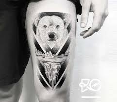 Polar Bear Tattoo By Robert Pavez Tattoo Post 21982 Polar Bear Tattoo Bear Tattoo Designs Bear Tattoo