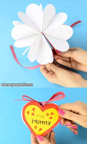 Diy Heart Notebook Mother S Day Card Or Valentines Day Kid Made Gift Idea Easy Peasy And Fun Paper Crafts Diy Crafts Mothers Day Crafts