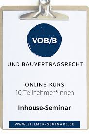 Schreiben in verzug setzen ~ inverzugsetzung vob inhalt muster verzugsschreiben planradar. Inhouse Schulung Vob Online Kurs Zillmer Seminare Elopage