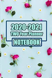 2020 2021 Two Year Planner Monthly Notebook Book Planner Organizer Daily Weekly Monthly Calendar 6 X 9 In 2020 Yearly Planner Planner Weekly Monthly Calendar