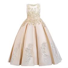 This silhouette looks flattering on everyone! 2020 Summer Flower Girl Wedding Dress Teenage Children Formal Evening Party Long Dress Kids Dresses For Girls Princess Ball Gown Dresses Aliexpress