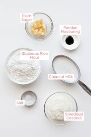 The term glutinous refers to the stickiness of this high starch asian rice variety. Klepon Indonesian Sweet Rice Cakes Onde Onde Wandercooks