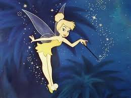 Walt Disney Original Tinkerbell From Peter Pan Dye Transfer Print Tinkerbell Disney Tinkerbell Peter Pan And Tinkerbell