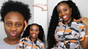 Check out the best design ideas for 2020 here. Two Pigtail Ponytails On Short Natural 4c Hair Tutorial No Glue No Heat Dsoar Hair Youtube