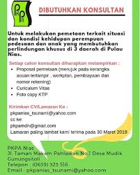 Bank rakyat indonesia ( persero ) tbk membuka lowongan kerja untuk penempatan kota gunungsitoli. Lowongan Kerja Nias Postingan Facebook