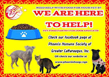 Drive Through Pet Food Pantry