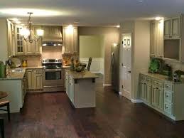 3 4 X 5 French Gunstock Hardwood With Our Heritage White Kitchen Cabinets The Dark Floor Is A Great Contrast Kitchen Decor Bedroom Flooring Kitchen Remodel