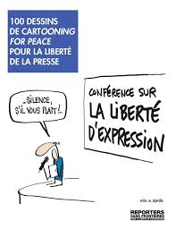 100 Dessins De Cartooning For Peace Pour La Libert De La Presse Bilingue Fran Ais Anglais 13 44 English Book Charlie Hebdo Caricature