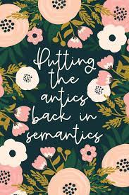 We did not find results for: Putting The Antics Back In Semantics A Funny Slp Quote Speech Therapist Gift Notebook Slp A Lined Journal Slp The Happy 9781696962001 Amazon Com Books