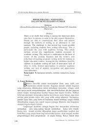 Karya tulis ilmiah populer pengertian karya tulis ilmiah populer menulis pada hakikatnya adalah upaya mengekspresikan apa yang dilihat, dialami, dirasakan, dan dipikirkan ke dalam bahasa tulisan. Http Journal Uin Alauddin Ac Id Index Php Adabiyah Article Download 363 Pdf 20