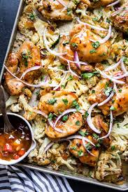 Easy Mango Chutney Chicken Sheet Pan Dinner The Modern Proper Recipe Chutney Chicken Mango Chutney Chicken Sheet Pan Dinners Recipes